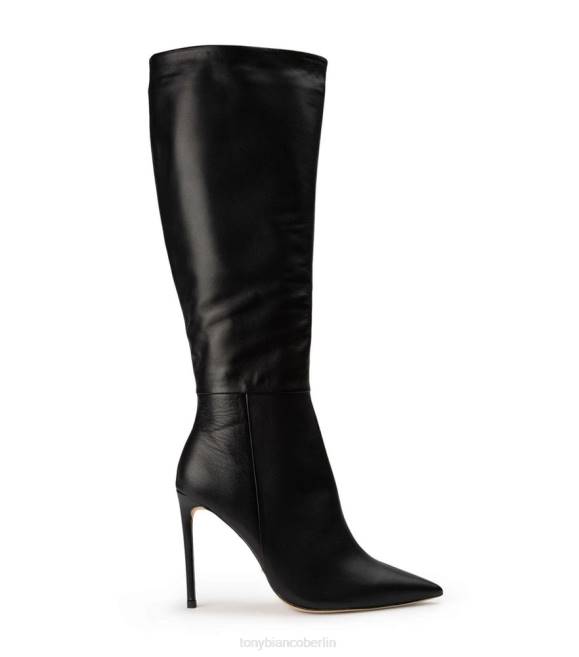 kniehohe Stiefel| de Tony Bianco Frauen Apollo-Kalbsstiefel schwarzes Venedig 4624405